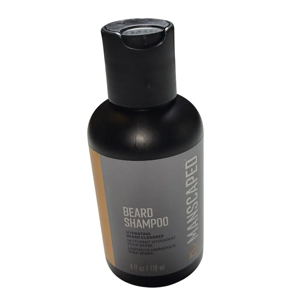 Manscaped Beard Shampoo‎ Hydrating Beard Cleanser 4oz New